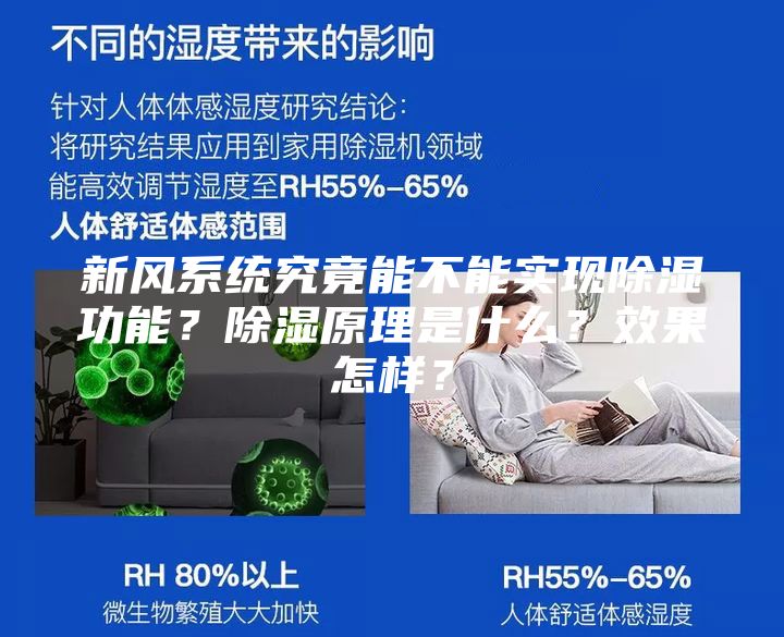 新風系統究竟能不能實現除濕功能？除濕原理是什么？效果怎樣？
