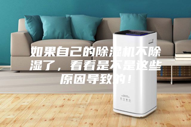 如果自己的除濕機不除濕了，看看是不是這些原因導致的！