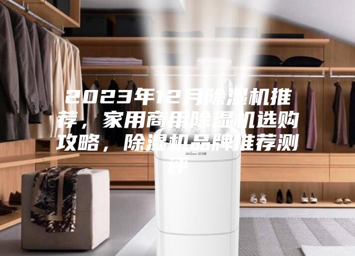 2023年12月除濕機推薦，家用商用除濕機選購攻略，除濕機品牌推薦測評