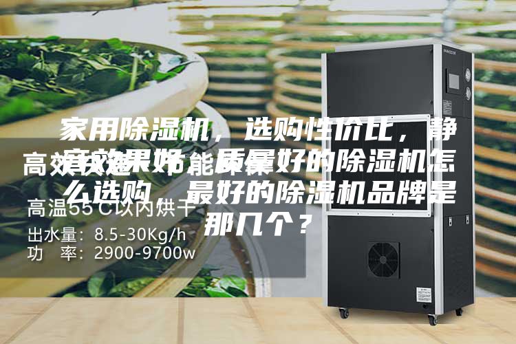 家用除濕機(jī)，選購(gòu)性價(jià)比，靜音效果好，質(zhì)量好的除濕機(jī)怎么選購(gòu)，最好的除濕機(jī)品牌是那幾個(gè)？