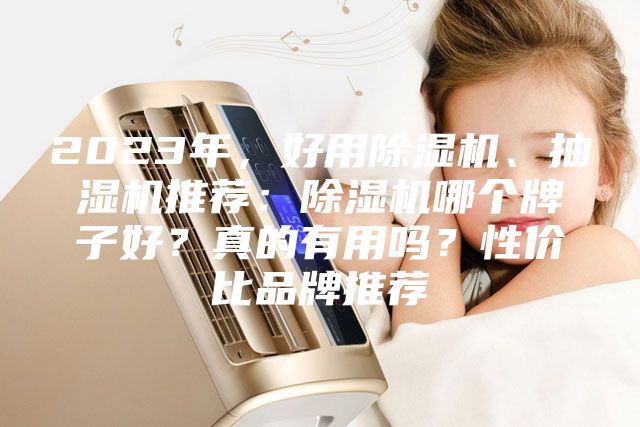 2023年，好用除濕機、抽濕機推薦：除濕機哪個牌子好？真的有用嗎？性價比品牌推薦