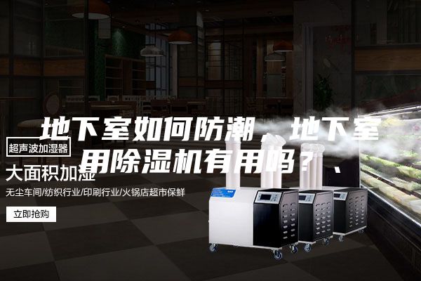 地下室如何防潮，地下室用除濕機有用嗎？、
