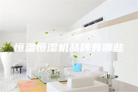 恒溫恒濕機(jī)品牌有哪些