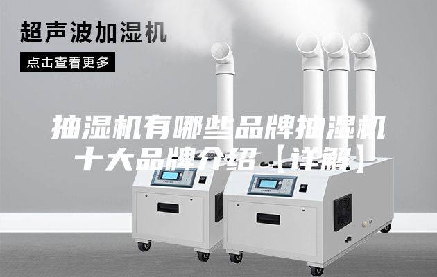 抽濕機(jī)有哪些品牌抽濕機(jī)十大品牌介紹【詳解】