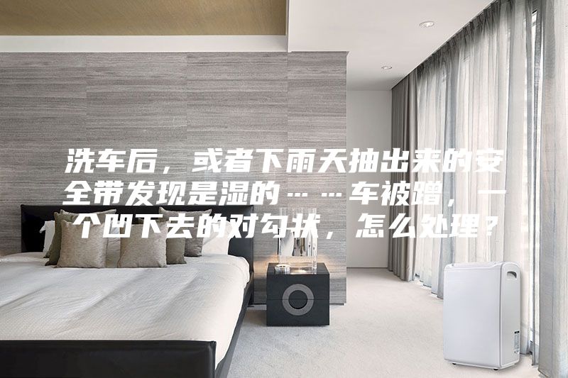 洗車后，或者下雨天抽出來的安全帶發現是濕的……車被蹭，一個凹下去的對勾狀，怎么處理？