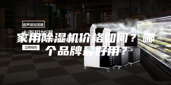 家用除濕機(jī)價(jià)格如何?哪個(gè)品牌最好用?