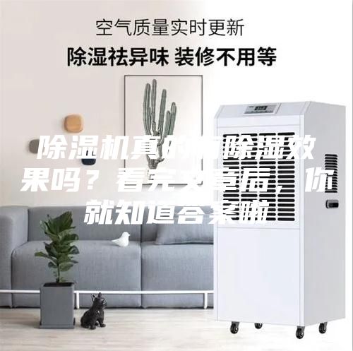 除濕機真的有除濕效果嗎？看完文章后，你就知道答案啦
