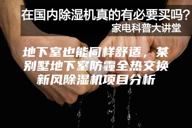 地下室也能同樣舒適,某別墅地下室防霾全熱交換新風(fēng)除濕機(jī)項目分析