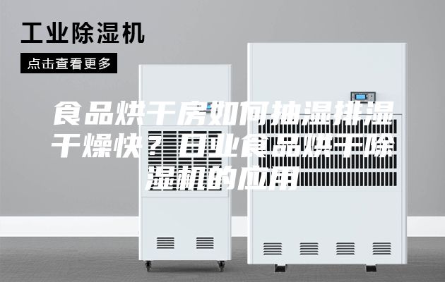 食品烘干房如何抽濕排濕干燥快？日業(yè)食品烘干除濕機的應用