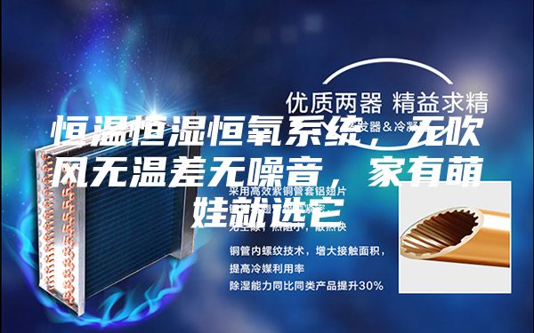 恒溫恒濕恒氧系統，無吹風無溫差無噪音，家有萌娃就選它