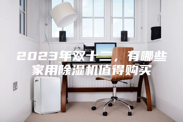 2023年雙十二，有哪些家用除濕機值得購買