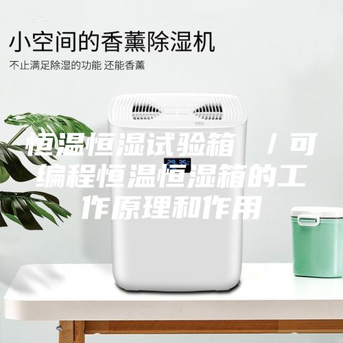 恒溫恒濕試驗箱 ／可編程恒溫恒濕箱的工作原理和作用
