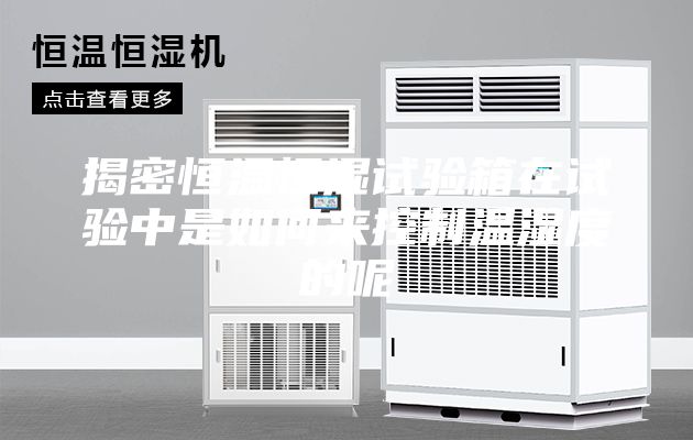 揭密恒溫恒濕試驗箱在試驗中是如何來控制溫濕度的呢