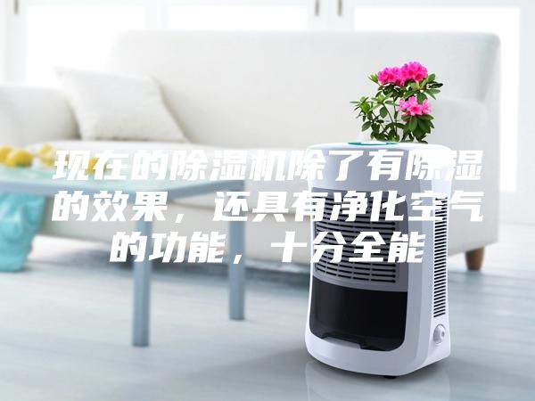 現在的除濕機除了有除濕的效果，還具有凈化空氣的功能，十分全能