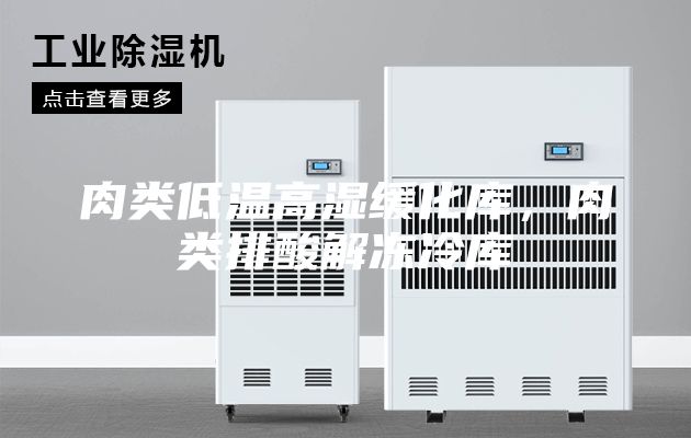 肉類低溫高濕緩化庫，肉類排酸解凍冷庫