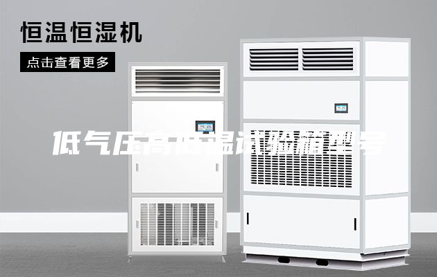 低氣壓高低溫試驗箱型號